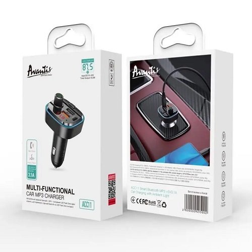 ФМ-модулятор AVANTIS ACC11 5V/3.1A