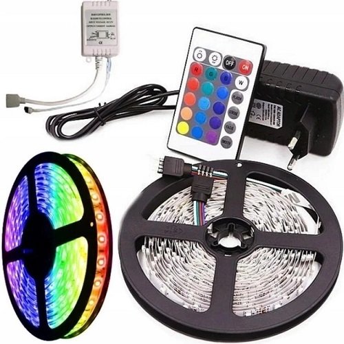 Стрічка світлодіодна RGB 5050 від USB з пультом 5 метрів ART 0176