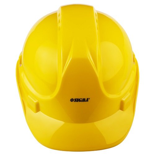 Каска будівельна Sigma 8 точок кріплення (жовта) (9414521)