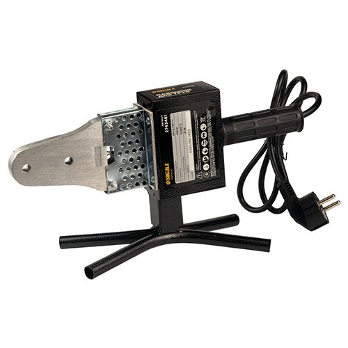 Паяльник для пластикових труб Sigma 600Вт 20-32мм металевий кейс 2743481