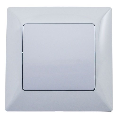 Вимикач QUANTUM BEATA 1-кл білий (QM-902-01) 10шт/уп