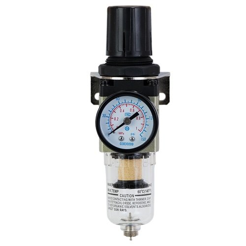 Фільтр-вологовідділювач Refine 600л/хв 1/4" з редуктором і манометром (7034341)