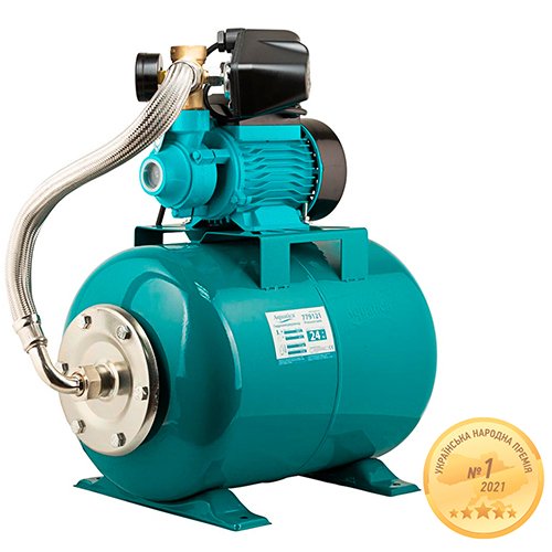 Станція Aquatica 0.37кВт Hmax 40м Qmax 40л/хв (вихровий насос) 24л Україна  (775061/24)