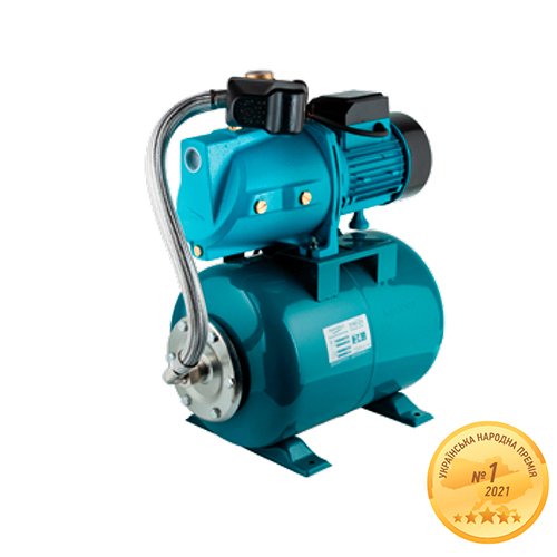 Станція Aquatica 1.1кВт Hmax 48м Qmax 85л/хв (самовсмоктуючий насос) 24л Україна (775084/24)