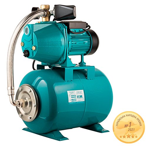 Станція Aquatica 0.75кВт Hmax 48м Qmax 55л/хв (самовсмоктуючий насос) 24л Україна  (775092/24)