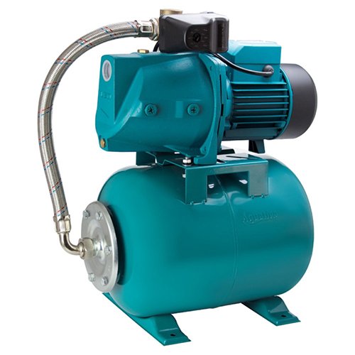 Станція Leo 1.1кВт Hmax 55м Qmax 90л/хв (самовсмоктуючий насос) 24л Україна (775325/24)