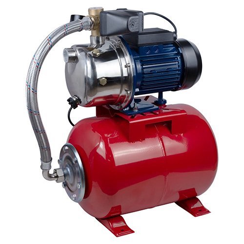 Станція Wetron 0.75кВт Hmax 42м Qmax 50л/хв (самовсмоктуючий насос нерж) 24л Україна (775052/24)