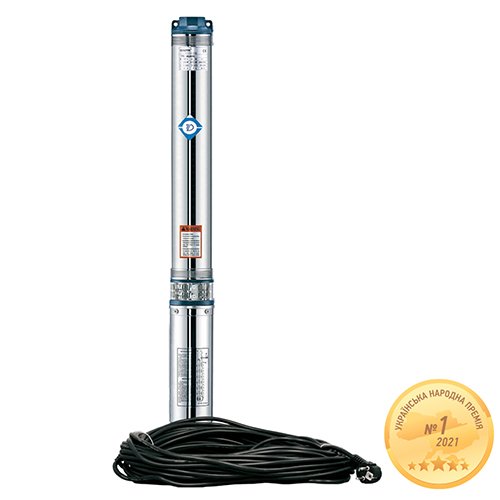 Насос Aquatica відцентровий 0.92кВт H 105(82)м Q 55(35)л/хв Ø102мм 50м кабеля  (778444)