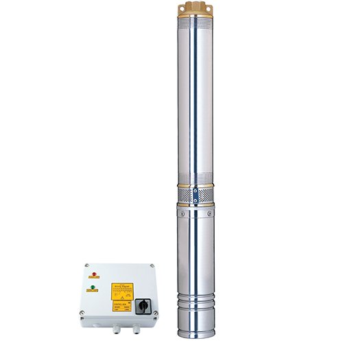 Насос Dongyin відцентровий 380В  5.5кВт H 163(90)м Q 270(200)л/хв Ø102мм+пульт (з 3х частин) (7771773)