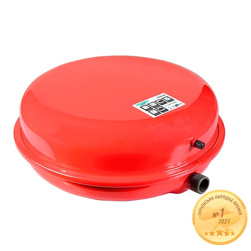 Бак AQUATICA для системи опалення 6л плоский Ø325 (779131)