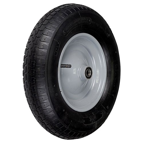 Колесо для тачки Flora пневматичне 14" (3.00/3.25-8) 360×85мм вісь Ø16мм довжина 90мм 5057334