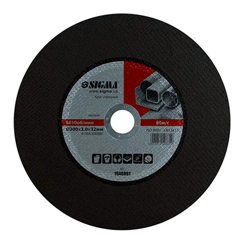 Круг Sigma відрізний по металу Ø300×3