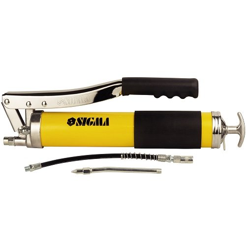 Шприц-оливниця Sigma важільно-плунжерний 600мл (двоплунжерний) з гнучким шлангом (6300271)