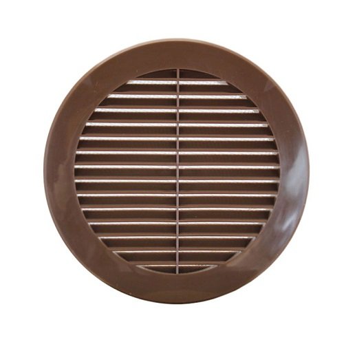 Решiтка кругла вентиляцiйна Dospel KRO Ø125 Brown (4951)