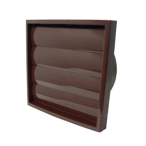 Решiтка витяжна з жалюзі Dospel KRŻ Ø100/125 Brown (4357)