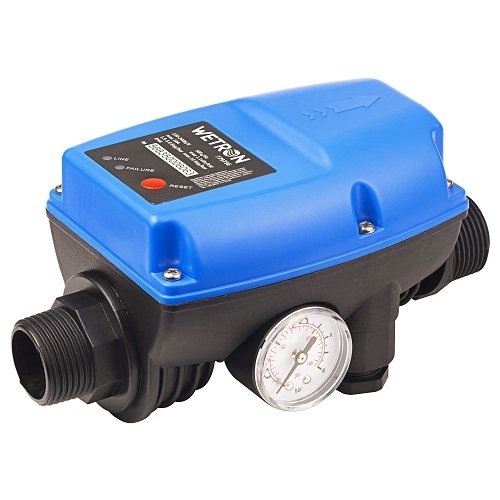 Контролер тиску  WETRON електронний 1.1кВт Ø1" рег давл вкл 1.0-3.0 бар 779736