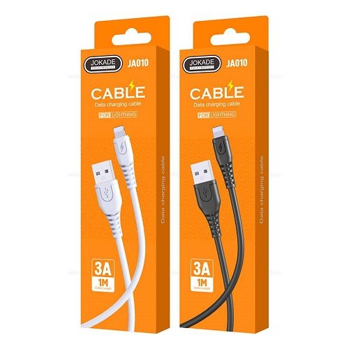 Кабель USB-Lightning JOKADE JA010 1м 3.0А (TPE)