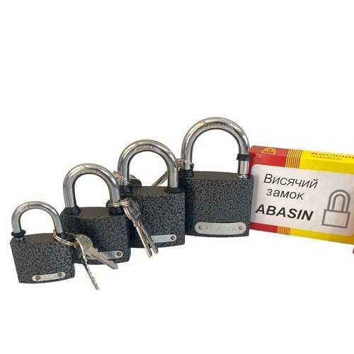 Замок навісний ABASIN автозамикач 50 мм (перший сорт)
