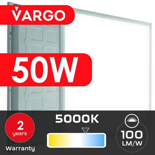 LED панель VARGO 50W 595х595 4800LM 5000К 100lm/w (V-119471)