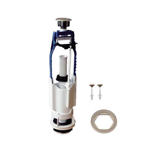 Зливний механізм TAU однокнопковий (хром. кнопка) 9831230