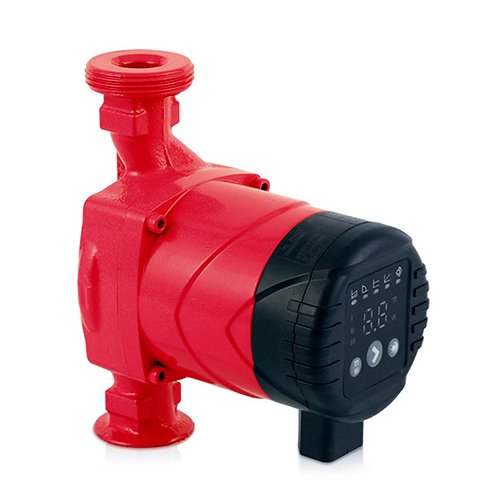 Насос WETRON циркуляційний енергозберігаючий 10-45Вт Hmax 6м Qmax 52л/хв Ø1½″ 180мм + гайки Ø1″  (774353)