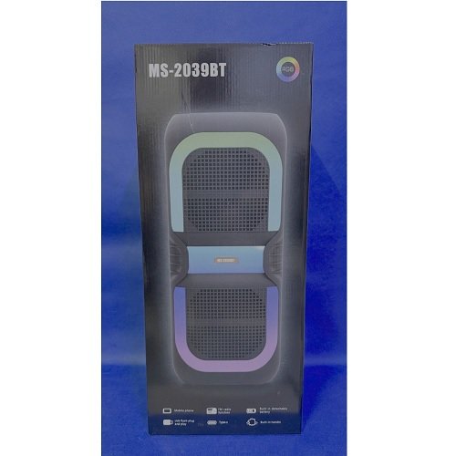 Колонка № MS-2039BT міні валіза від мережі та від акумулятора з USB