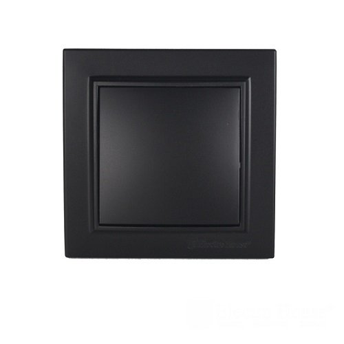 ElectroHouse Enzo Вимикач графіт 1кл (EH-2181-PG) 10шт/уп