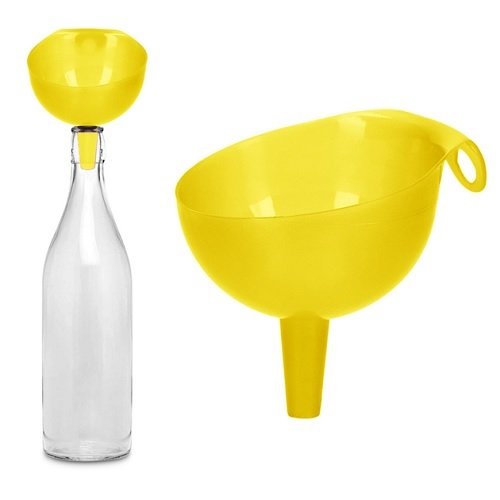 Лійка пластикова кольорова з ручкою Ø110мм Укр.