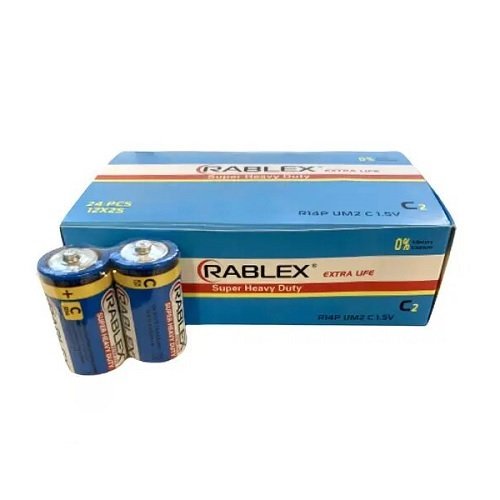Батарейка RABLEX Super HeavyDuty R14 (C) S2 (24/240) кор.