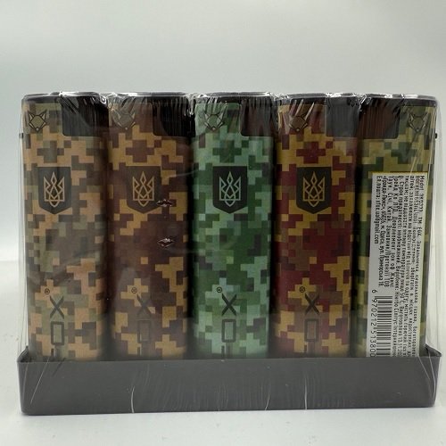 Запальнички Турбо FOX 333 "Тризуб" (50шт/уп)