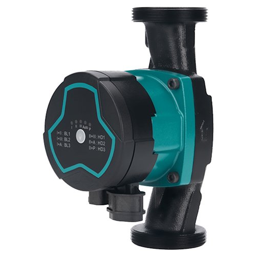 Насос Aquatica циркуляційний енергозберігаючий 5-90Вт Hmax 8м Qmax 73л/хв Ø2" 180мм + гайки Ø1¼" (774064)