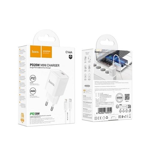 МЗП HOCO C146A PD20W (1Type-C) без кабелю