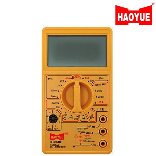Мультиметр цифровий HAOYUE DT860B/700B Жовтий