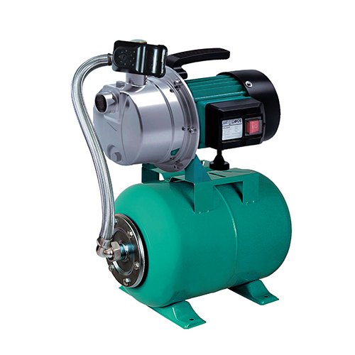 Станція Leo 1.2кВт Hmax 48м Qmax 80л/хв (самовсмоктуючий насос нерж) 50л Україна (775314/50)