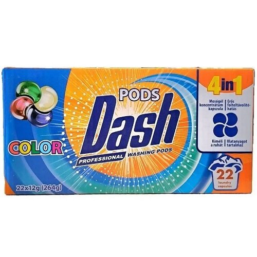 Капсули для прання DASH колор 22 капс/уп (4049)