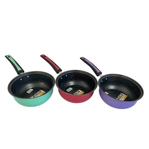 Ковшик - сотейник метал. з метал. ручкою діам 20 см №775-2-20