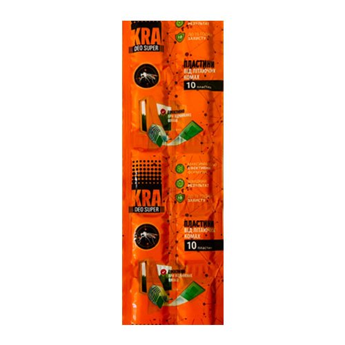 Пластини від комарів KRA DEO (0230)