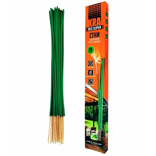 Палички/стіки від комарів мух та мошок KRA DEO 30 шт (60уп/ящ) (0082)