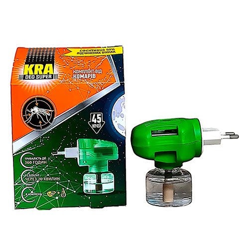 Фумігатор KRA + рідина 40 ночей (12шт/ящ) (0398)