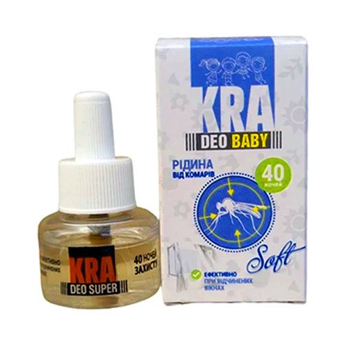 Рідина від комарів KRA BABY 40 ночей (24шт/ящ) (1123)