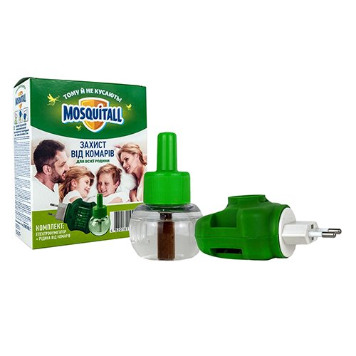Фумігатор + рідина 45 ночей Mosquitall Захист для всієї родини (1289)