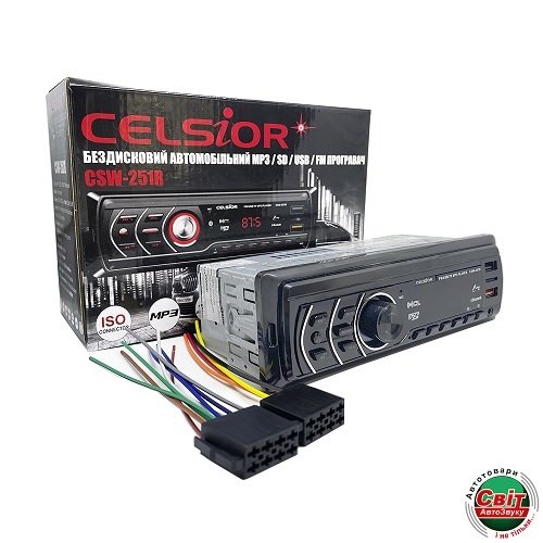 Автомагнітола Celsior CSW-251R