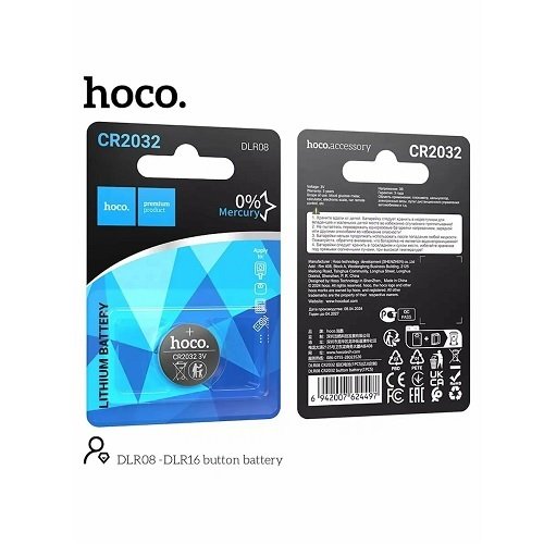 Батарейка HOCO Літієва CR2032 C1 блист.