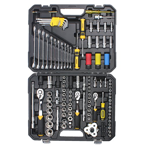 Набір інструменту Sigma насадки торцеві + біти (128шт) 1/4"