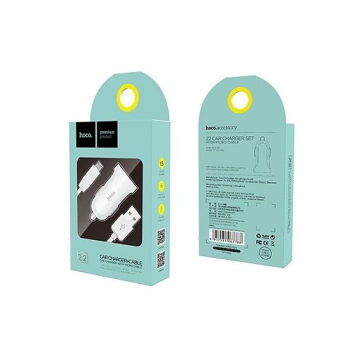 АЗП HOCO Z2 1.5A/1USB + кабель MicroUSB