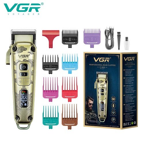 Машинка для стрижки VGR V-005 (8 насадок
