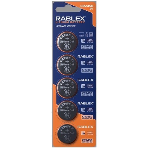 Батарейка Rablex Літієва CR2450 C5 блист