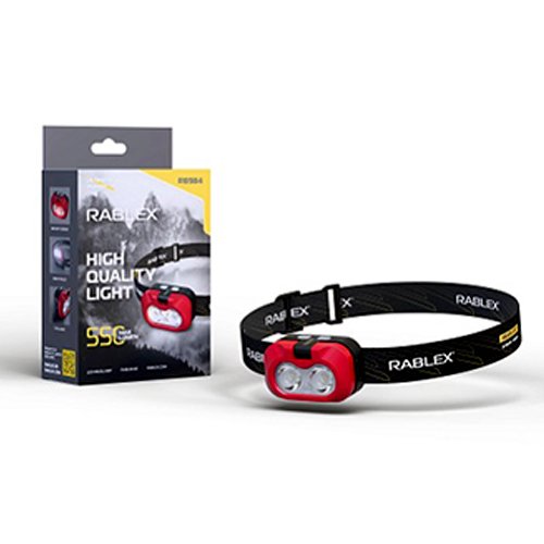 Ліхтарик налобний Rablex RB984 550Lm IP44 (White+Yellow+RED) Sensor