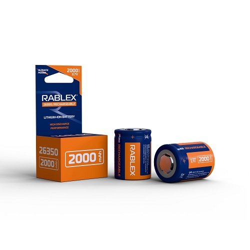 Акумулятор Rablex Li-Ion 26350 Li-lon 2000mAh1pcs /20/400