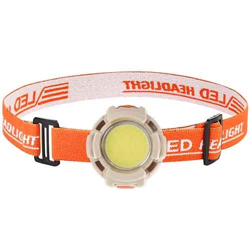 Ліхтарик налобний № CY-2026-B-COB+2LED+2LED (вбудований акумулятор) White+Blue+RED